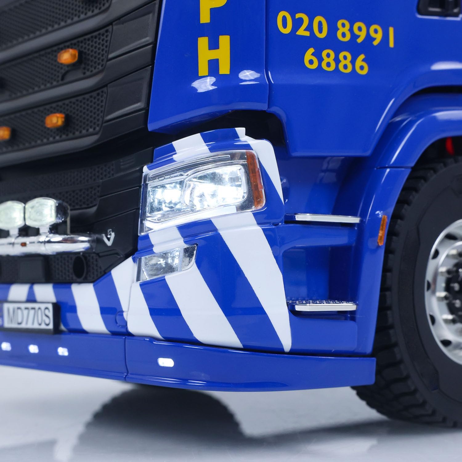 1/14 4 * 4 Metal 2Speed Transmission 770S RC Tractor Truck Remote Control Vehicle Differential Locks Brushed 80A ESC RTR Hobby Grade Model for Adult