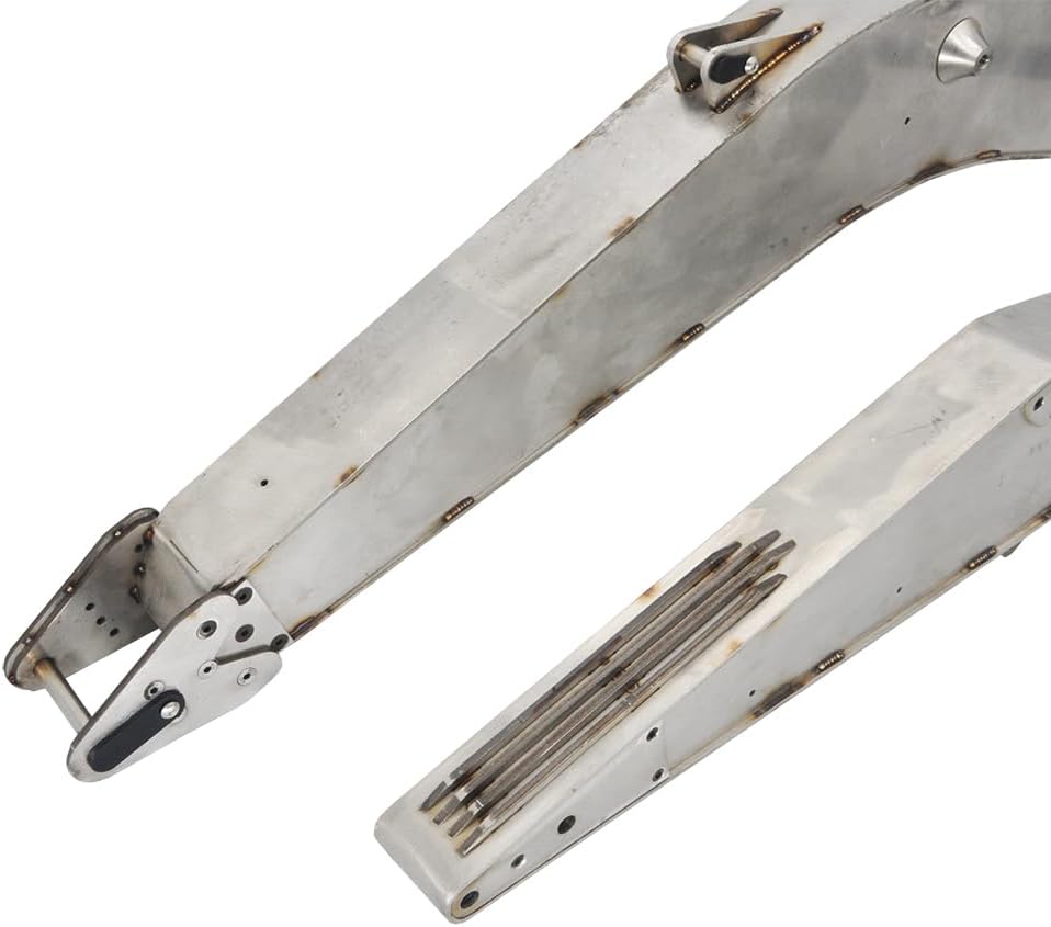 RC Excavator Metal Stainless Steel Boom Kit for Hydraulic Excavator Construction Vehicle Model Accessories confident