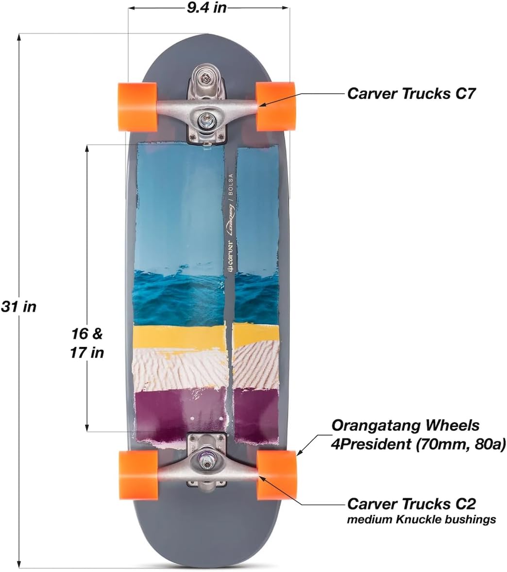 LOADED CARVER BOLSA COMPLETE LONGBOARD