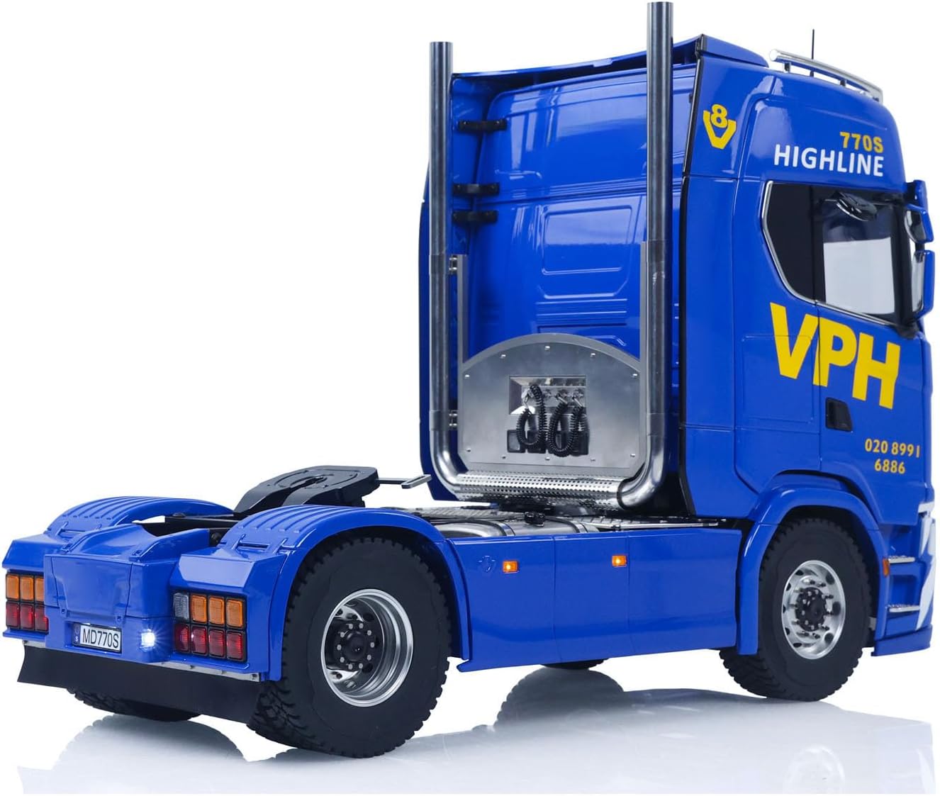 1/14 4 * 4 Metal 2Speed Transmission 770S RC Tractor Truck Remote Control Vehicle Differential Locks Brushed 80A ESC RTR Hobby Grade Model for Adult