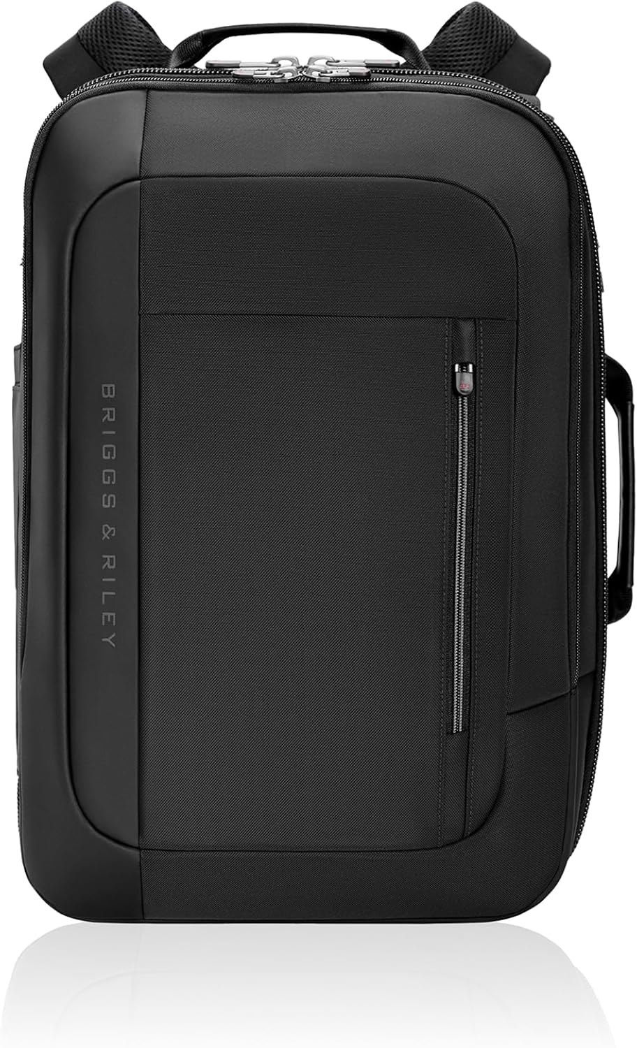 Briggs & Riley Medium Convertible Backpack Duffle Bag - Carry On for Men & Women, Use for Travel, Gym, or Work, Overnight Weekend Luggage, Shoulder Strap, Laptop Compartment - ZDX Collection, Black