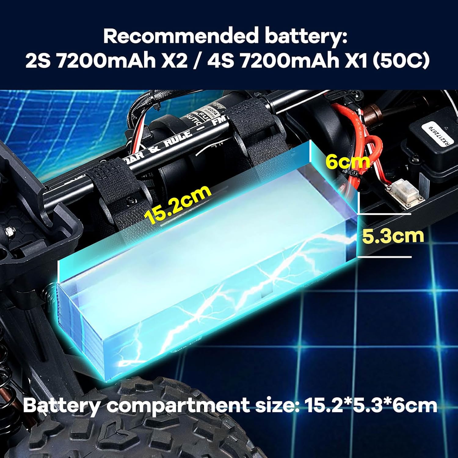 FCXㅤ FMS FMT10 1/10 Chevrolet Colorado Brushless RC Truck, 4WD Off-Road Crawler with Metal Chassis, Waterproof ESC, Hobby Grade Remote Control Car for Adults (Black and Red)