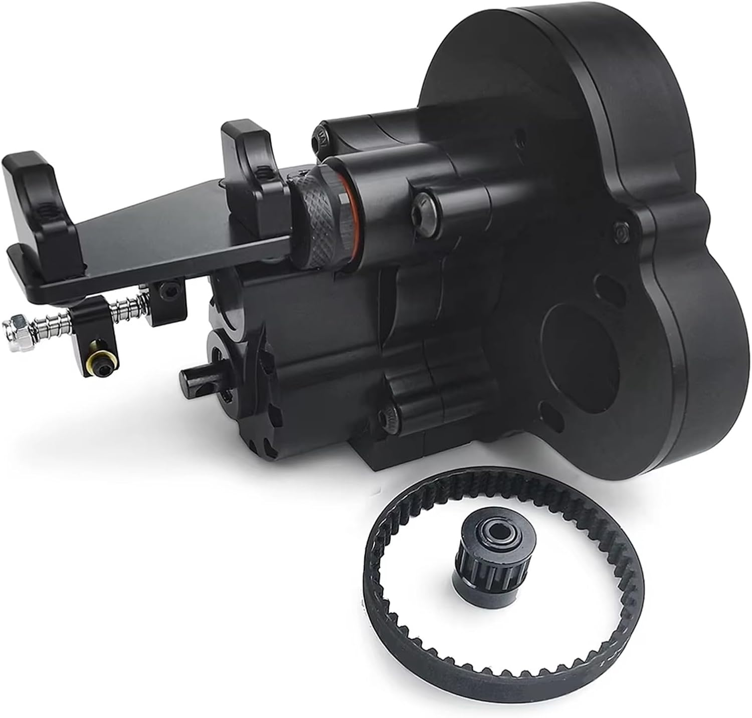 Compatible with Axial for SCX10 for Wrangler for Wraith 90048 1/10 RC Crawler Car Parts Reverse Gearbox with Transmission Belt 2 Speeds RC Car Part Accessories