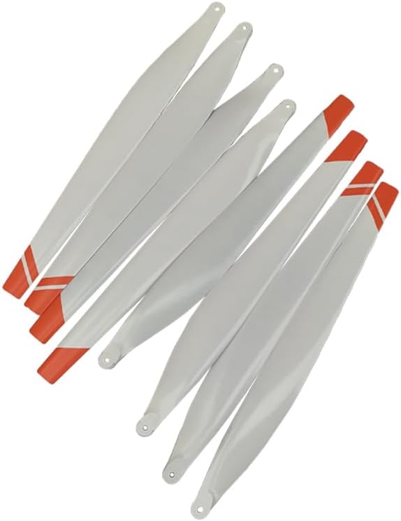 R5413 / R5415 Reinforced White Carbon Composite 54-Inch Folding Propellers (8PCS Set) for T50 T40 T20P Systems, High-Visibility Drone Rotor Components