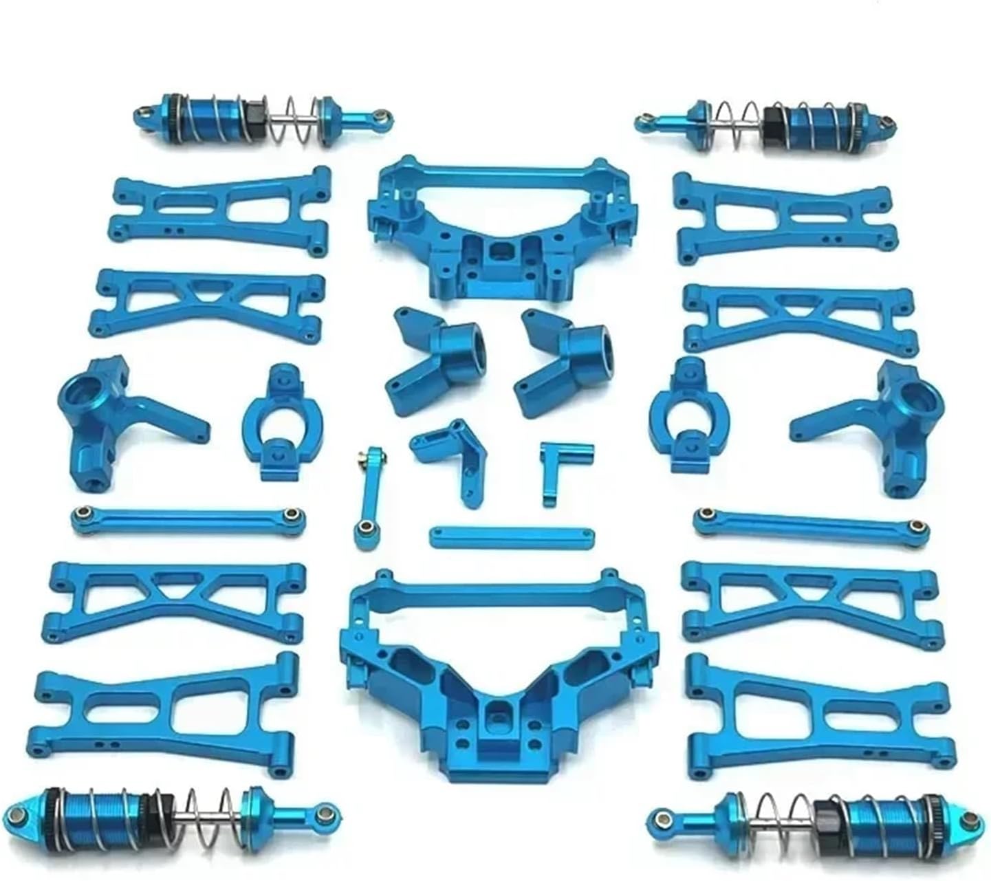 HSP 14321 14322 14331 14332 14421 14422 14431 14432 C8802 YDJ-D879 1/14 Metal Upgrade Accessories RC Car Parts Rc Models Accessories(Blue)