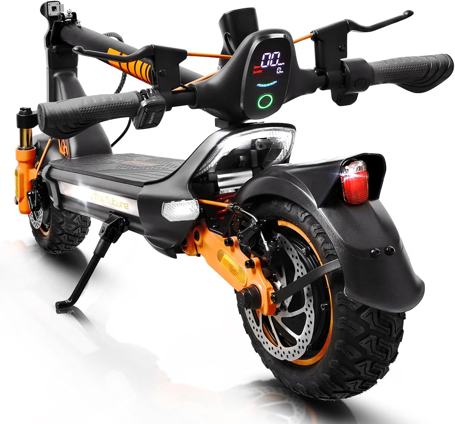 Electric Scooter Adult, 1600W*2 Dual Motor RZ1000, Up to 40-50 Miles Long Range/MAX Speed 31 Mph, 10.5'' Off Road Tires with 1152Wh Battery & Dual Suspension Commuting Fast Electric Scooter
