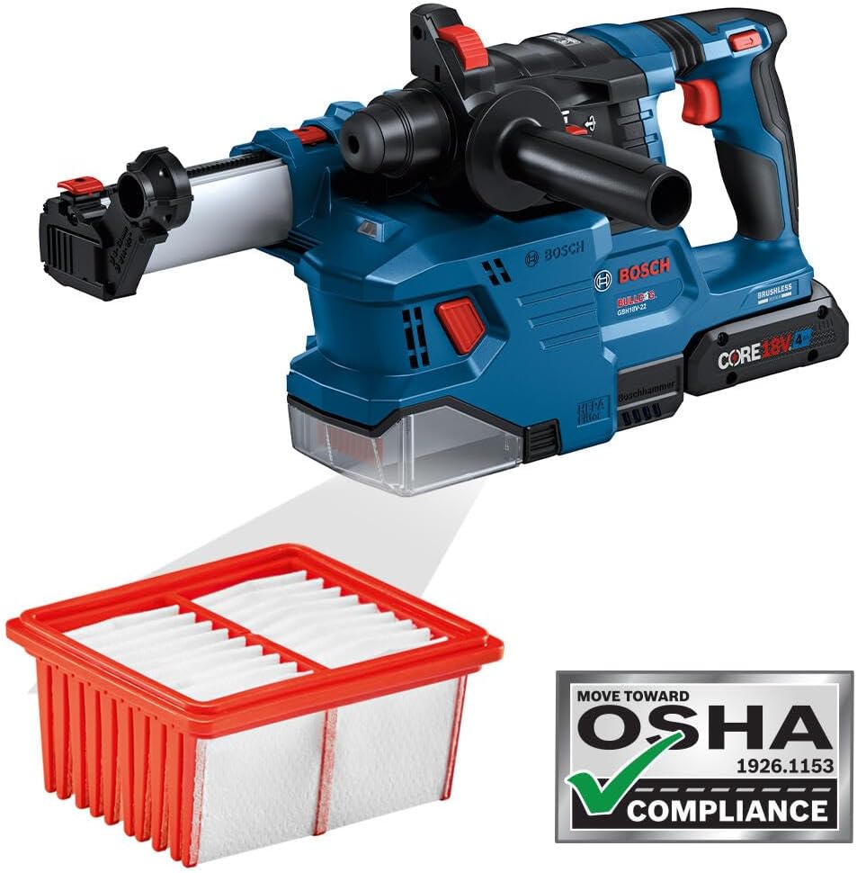 BOSCH GDE18V-12N SDS-plus® 1/2 In. Dust Collection Attachment