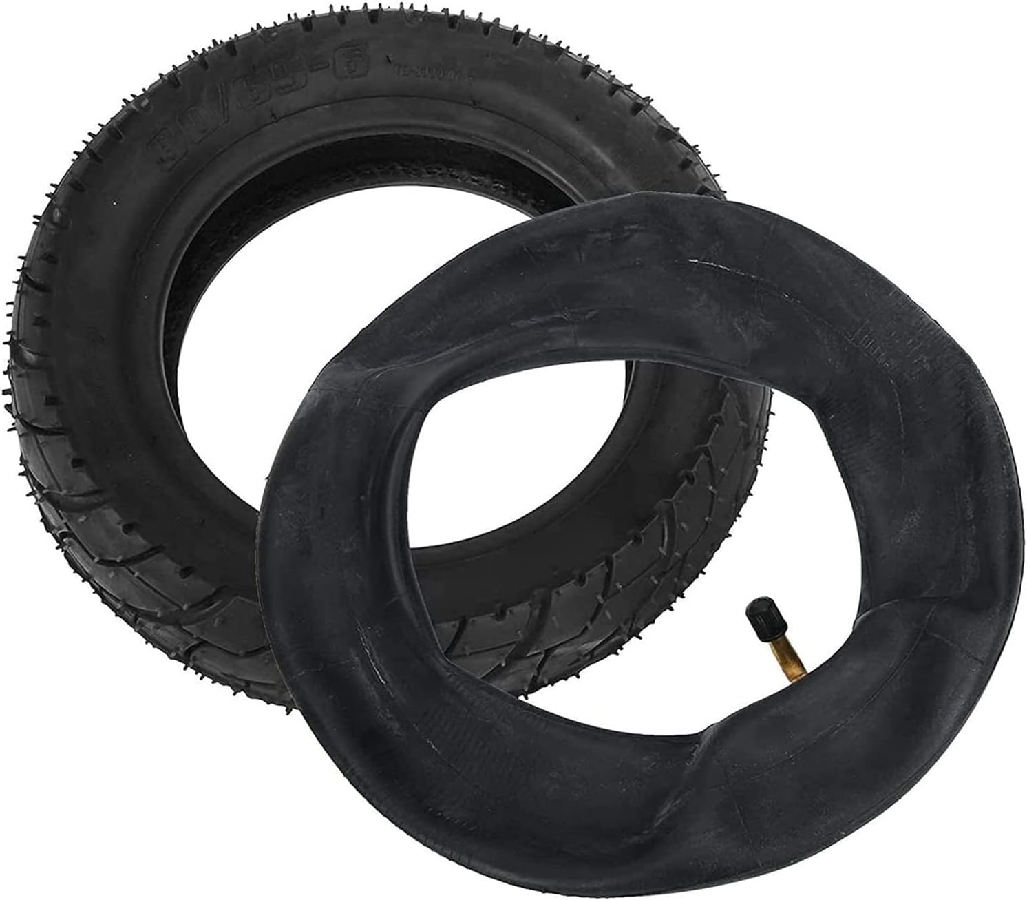 Replacement Wheels for Electric Scooter 80/65?6 Anti?Slip Inflatable Rubber Tire Tube Scooter Tire and Inner Tyre for Electric Scooter Balance Car Accessories