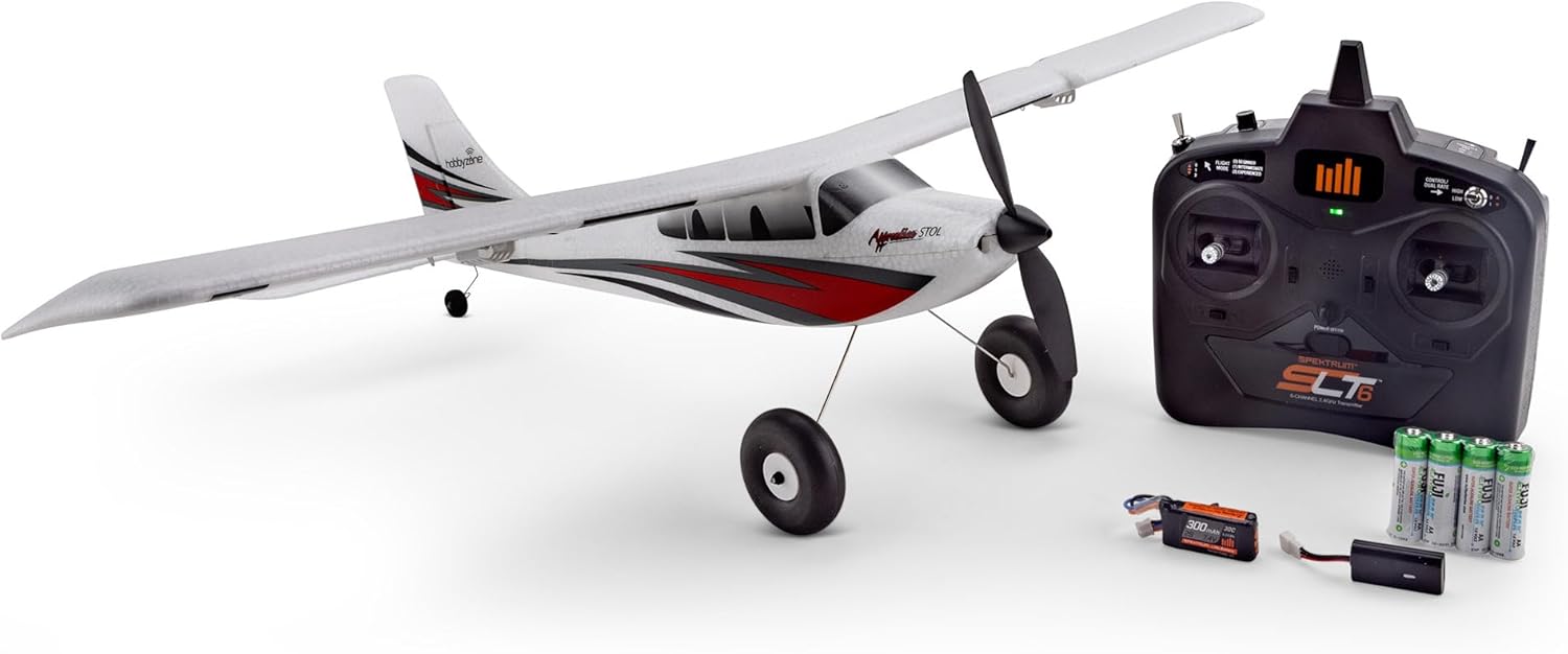 HobbyZone RC Airplane Apprentice STOL S 700 RTF Everything Needed to Fly is Included with AS3X/SAFE Technology HBZ6100