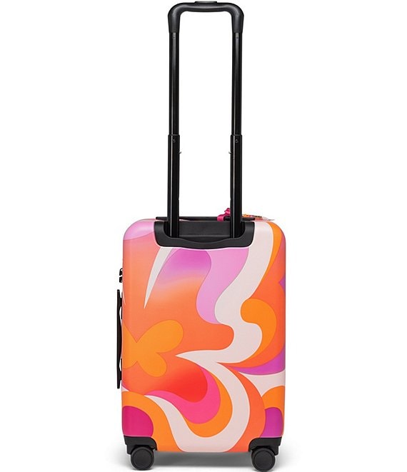 x Jade Purple Brown Butterfly Swirl Day Herschel Heritage Hardshell Large Carry Spinner Suitcase