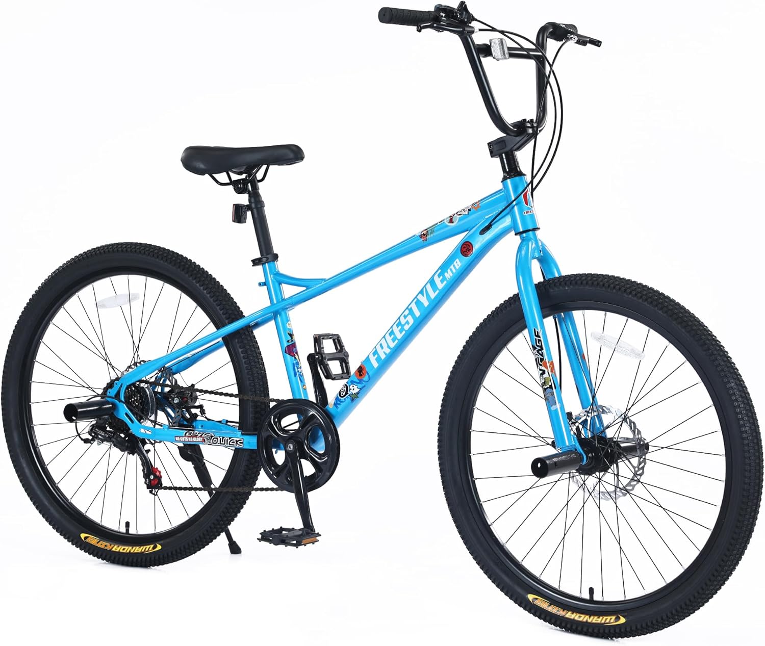 26 Inch Mountain Bike for Kids Ages 12+ Years Old,MTB 7 Speeds Bicycle,Dual Disc Brake Kids' Bicycles for Boys Girls,Multiple Colors