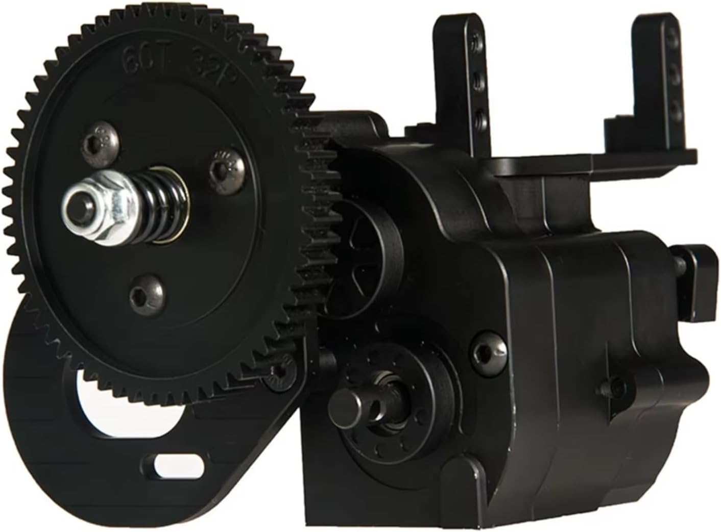 RC Gearboxes For Axial For Wraith AX10 For SCX10 1/10 Metal AX2 Transmission Box 2 Speeds Gearbox RC Crawler 4WD Upgrade Parts(Transmission Box)