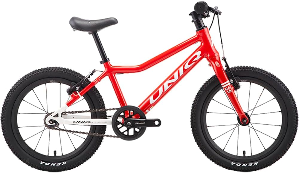 Children Mountain Bike RA16 16 Inch Kids Bicycle with Carbon Fork & Al Frame for Boys Girls Beginner Level Riders Ages 4-8 Years, Single Speed with Adjustable Seat