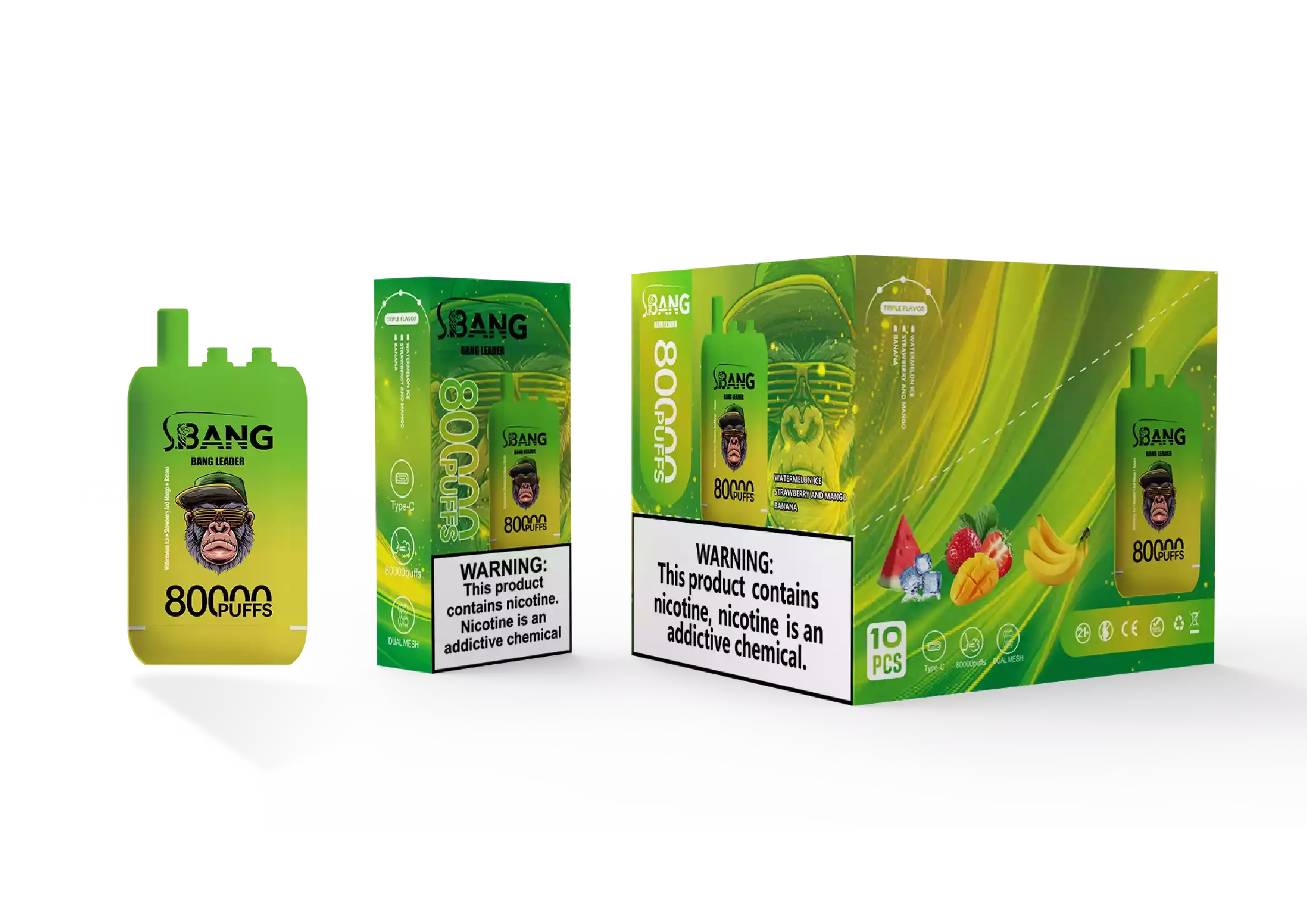 BANG LEADER 80K 3 in 1 (10pcs) - MYEU VAPES