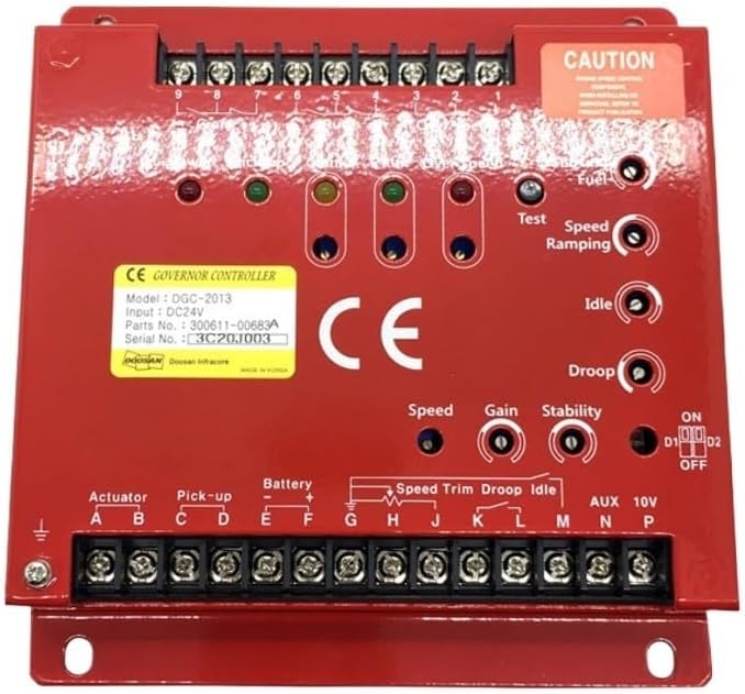 Electronic Governor DGC-2013 Red Speed Controller Generating Set Control Module 300611-00683A