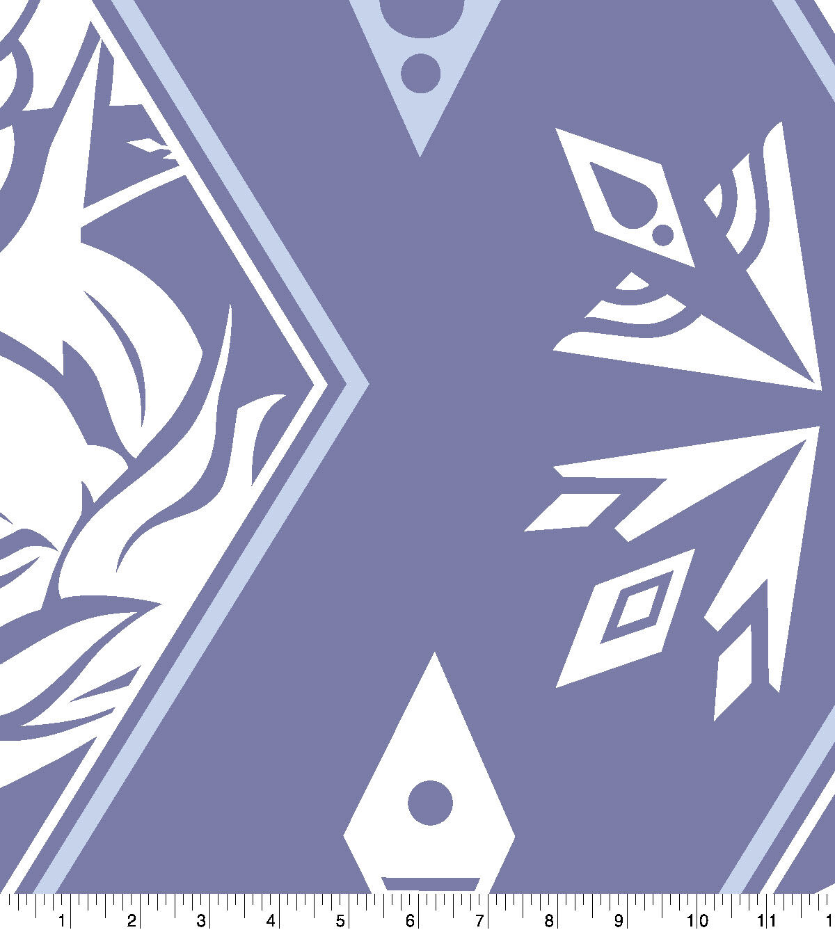 Disney Fleece Fabric Frozen 2 Anna Crystals