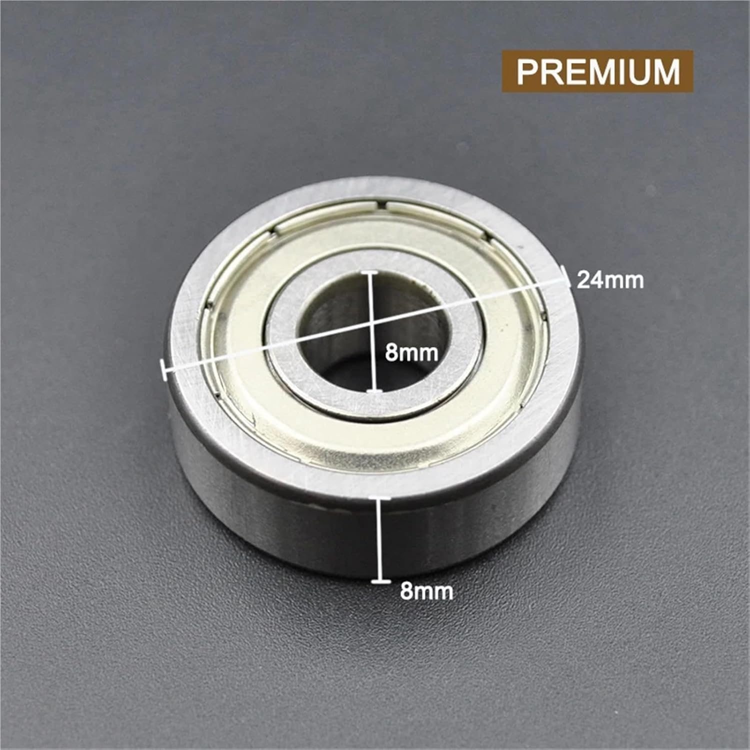 10-100pcs 608 606 607 609 625 626 627 628 ZZ 2RS 2Z DDU Bearings High Performance Roller Skate Skateboard Wheel Bearing(628 ZZ Premium,100Pcs)