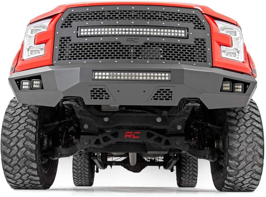 Rough Country Heavy Duty LED Front Bumper for 2015-2017 Ford F-150-10770