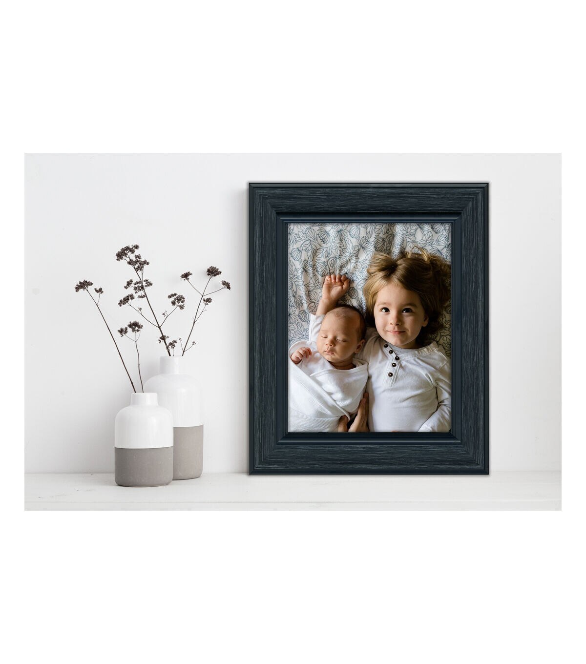 Timeless 8 x 10 Cascade Blue Tabletop Picture & Wall Frame