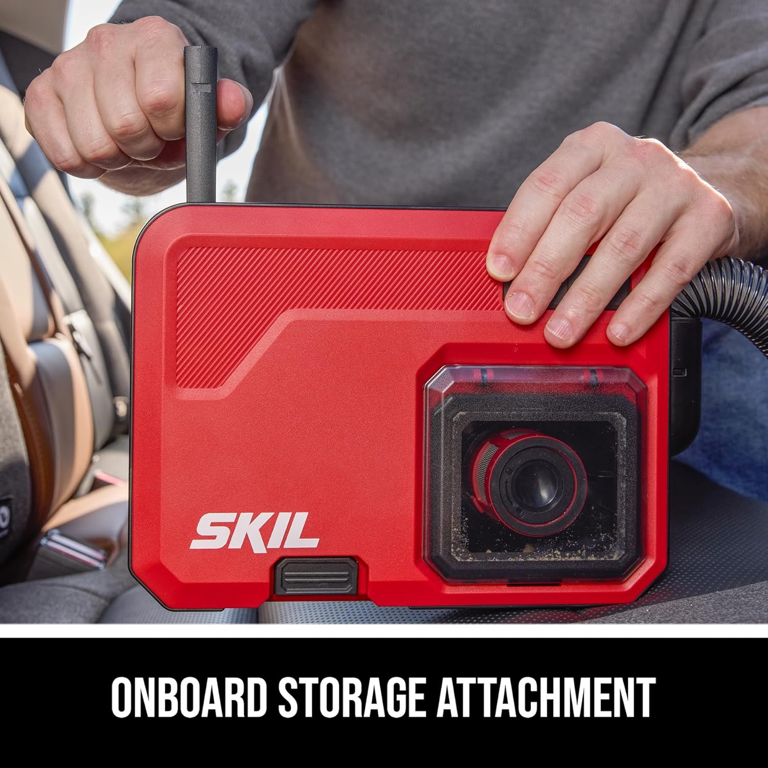 SKIL Brushless Slim Vacuum 20V Kit Including 2.0Ah Battery and USB-C Charger-VA1200D-10