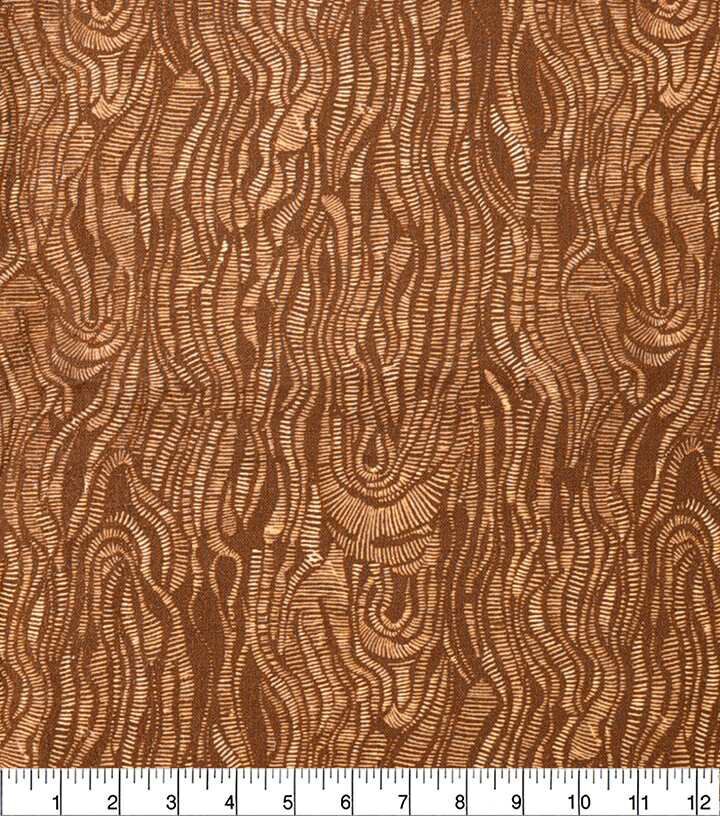 Brown Fine Grain Blender Textured Quilt Cotton Fabric by Keepsake Calico