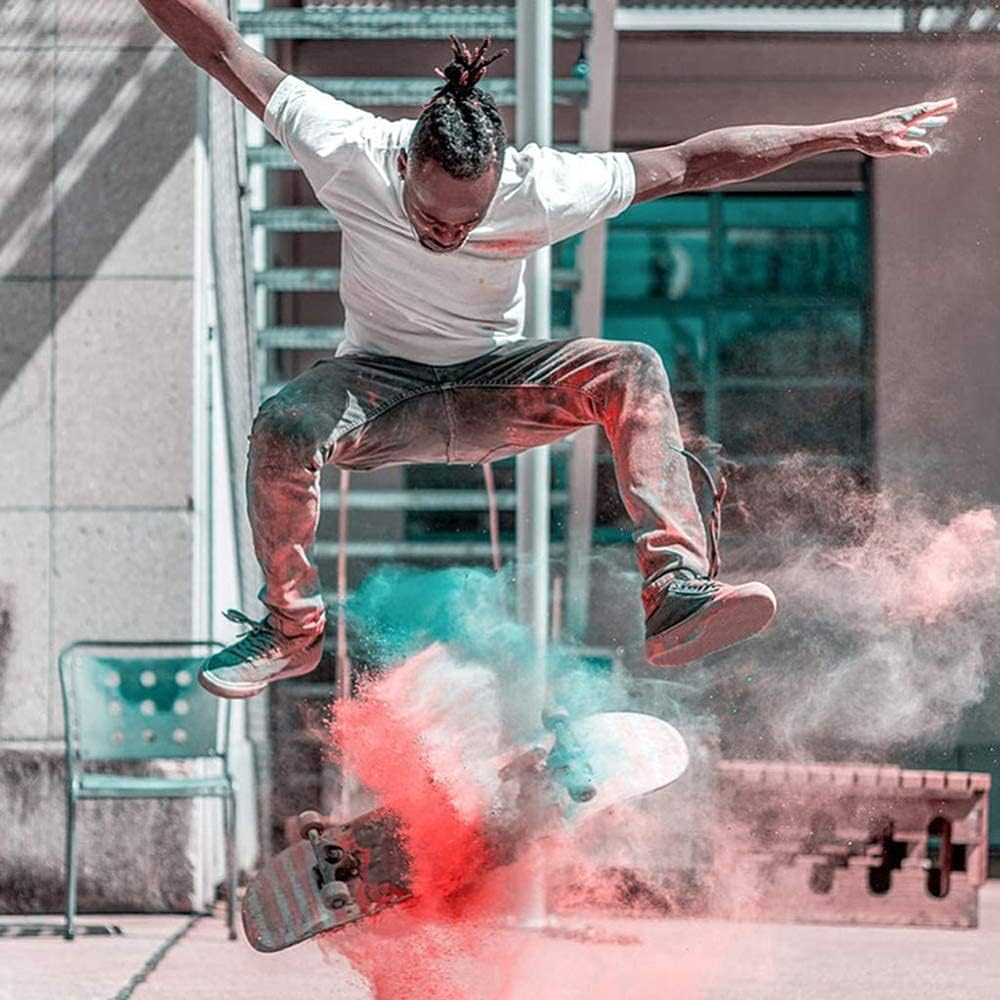 Skateboard Complete for Kids Teens Adults Beginners Double Kick Maple Deck Concave Cruiser Skateboard Birthday Gift for Boys Girls 80 x 20 cm