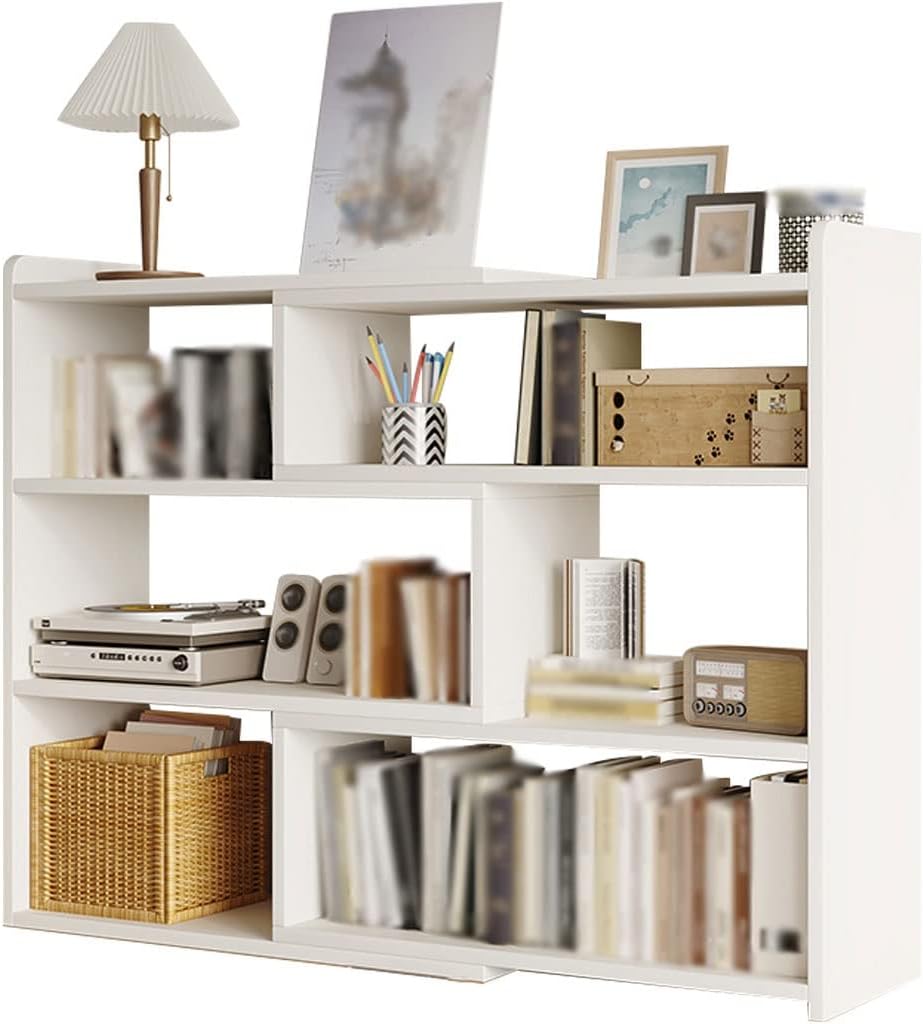 Bookshelf Bookshelf Small Space Retractable Desktop Book Rack, Multi-Layer Storage Book Display Rack, Bedroom Bookcase for Students, High Capacity (Color : C, Size : 40-80 * 17 * 80cm)
