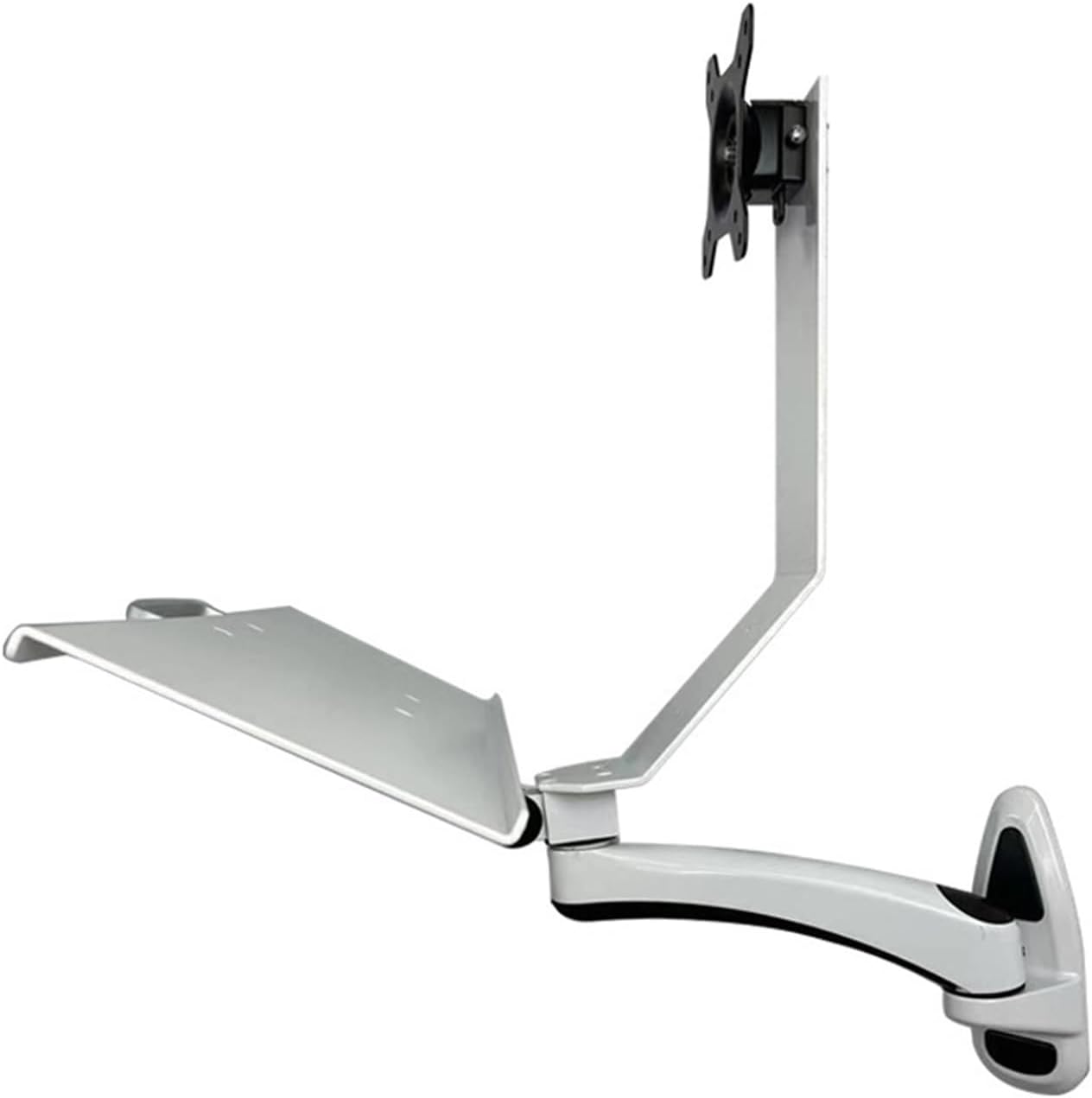 Standing Monitor Stand Office Industrial Equipment Swivel Wall Mount Keyboard Bracket WS11A