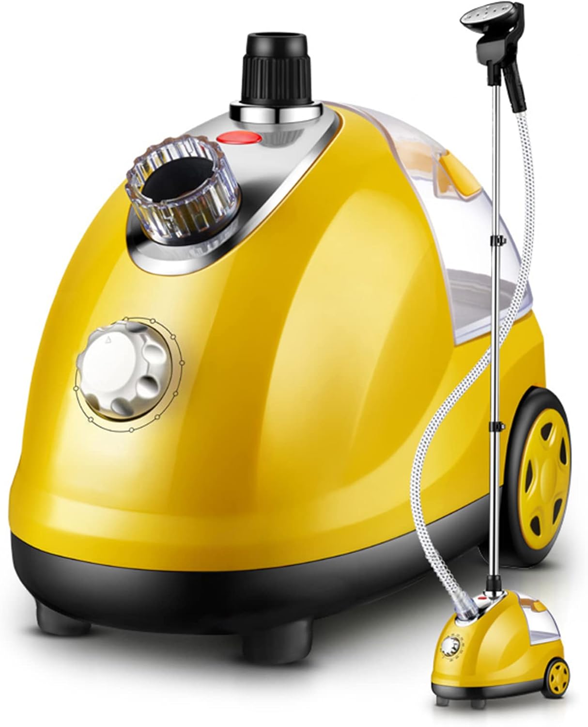 Clothes 1800W Vertical Garment Steamer,Heavy Duty Clothes Steamer for Commercial,Home Handheld Clothes Steam Iron 45S Quick Wrinkle Removal with 1.8L Water Tank