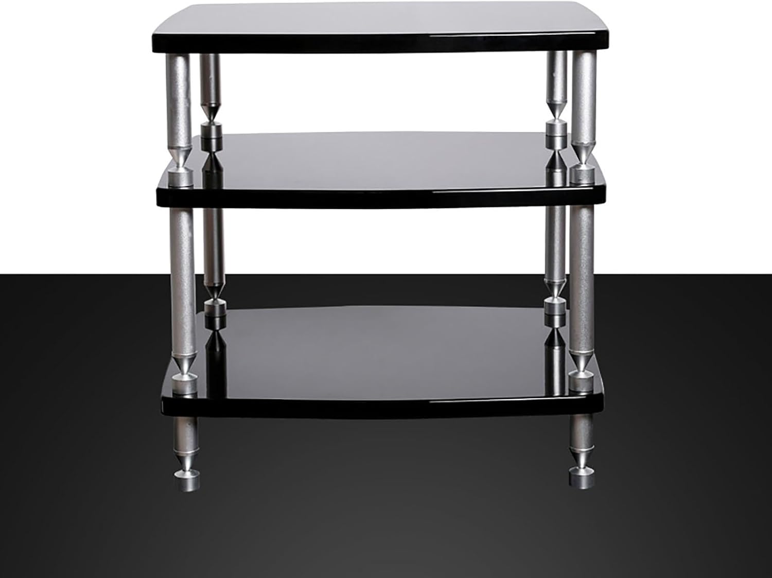 JIAHESHYP 1/2/3/4-Tier Modern AV Cabinet with Ample Storage for Entertainment Stereo Components