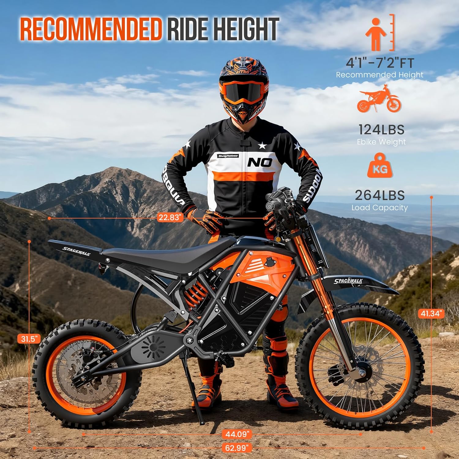 3000W High Power Electric Dirt Bike - 14