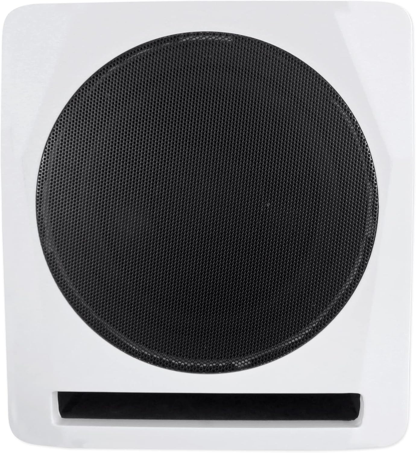 Rockville APM10W Active Studio Subwoofer in White, 10