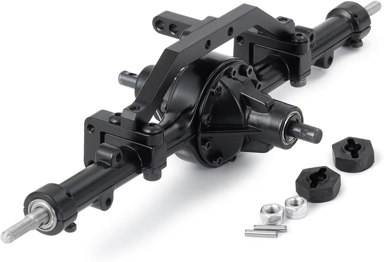 RC Car Parts Compatible with D90 1/10 RC Crawler Truck for Rock Car Axles Upgrade Parts RC Car Metal Axle Middle Axle Accessories