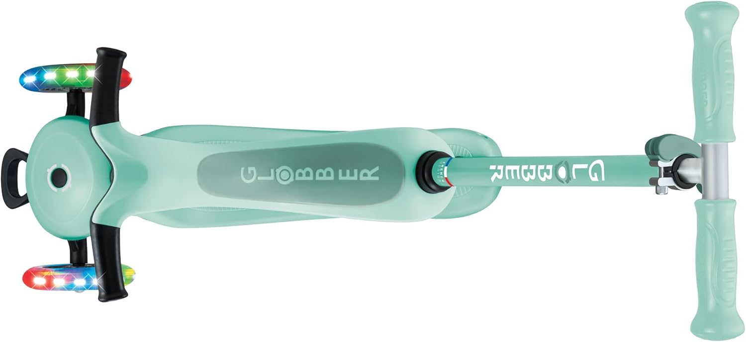 Globber - GO•UP Sporty Lights - 3-wheel scalable scooter with seat, for children aged 15 months to 6 years