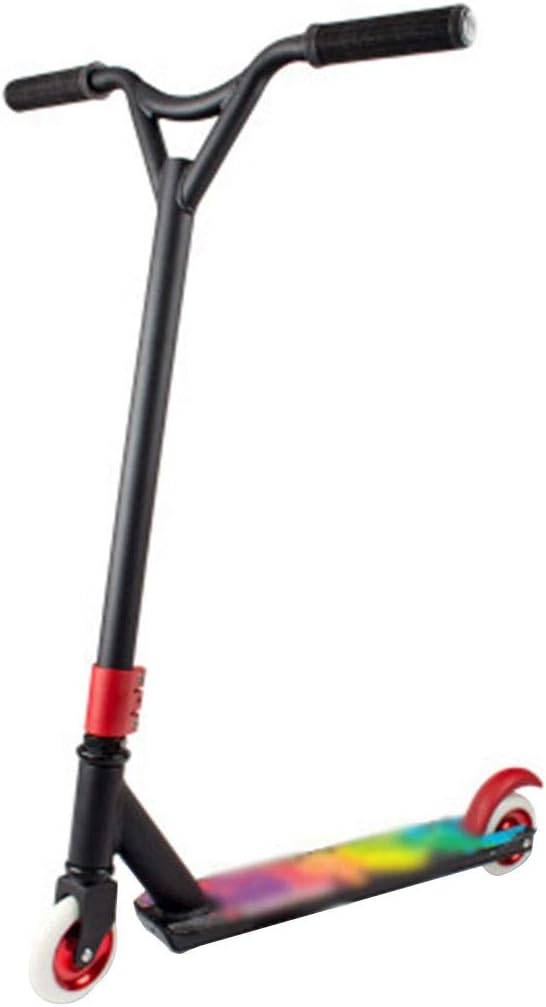 Scooters Wheel Toddler Scooter Men's Professional Scooter, Premium Summer Pro Scooter, Fancy Kick Scooter, Easy to Install (Color : Black, Size : 65 * 52 * 85cm)