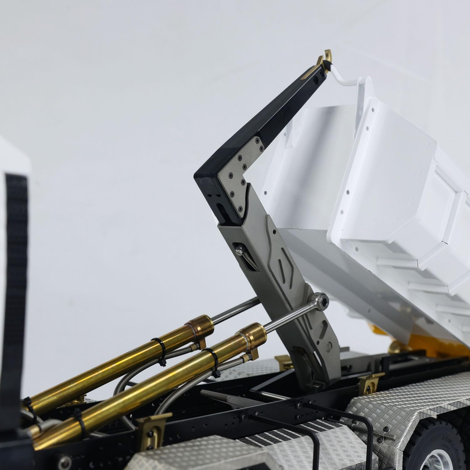 LESU 8x8 1/14 RC Hydraulic Roll On Dumper Truck RTR 2-Speed Transmission Lock Differential Radio Control Full Dump Cars Light Sound System Motor Servo ESC Hobby Grade Model