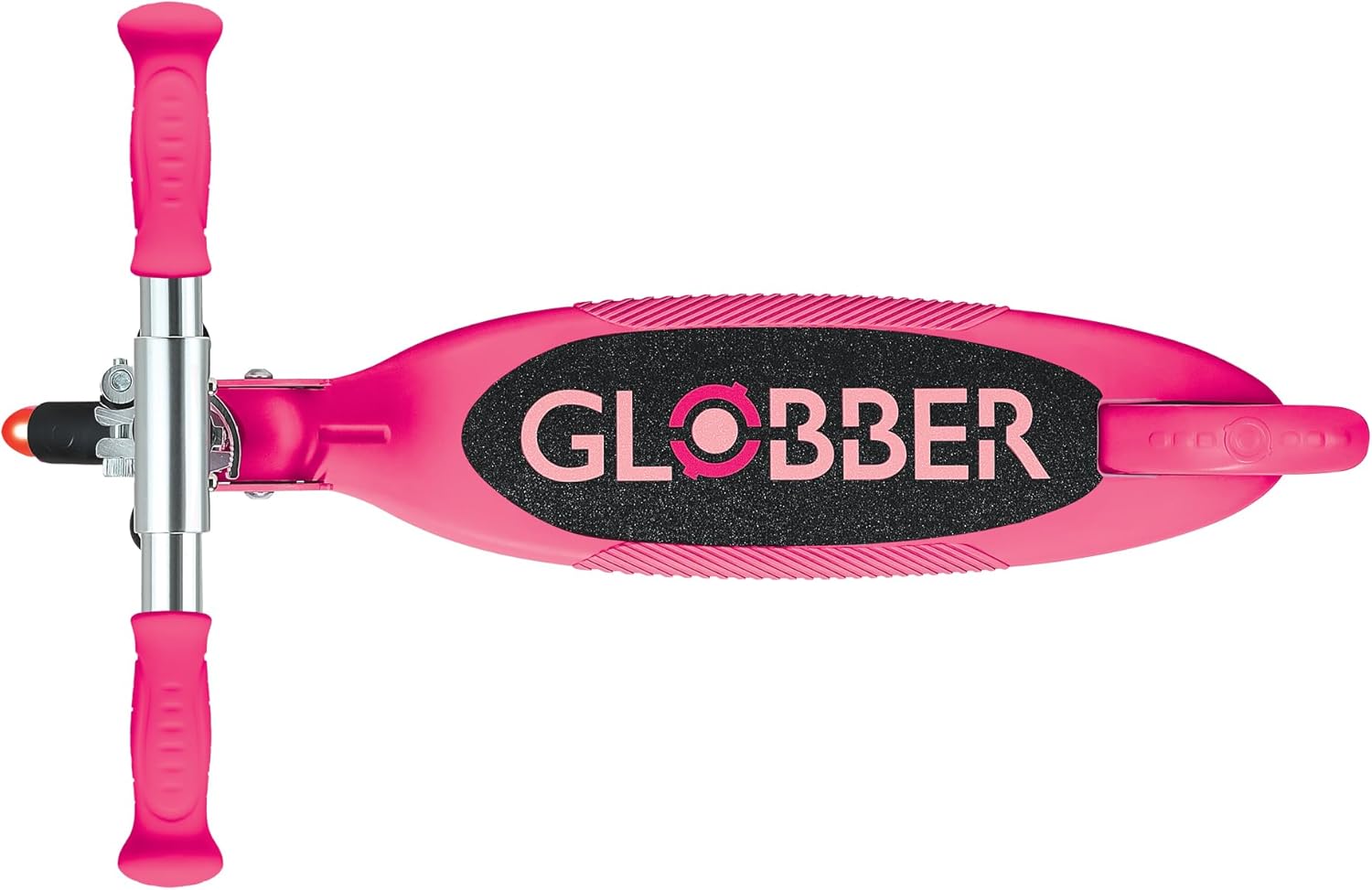 Globber Flow Foldable Junior Lights Scooter - Fuchsia