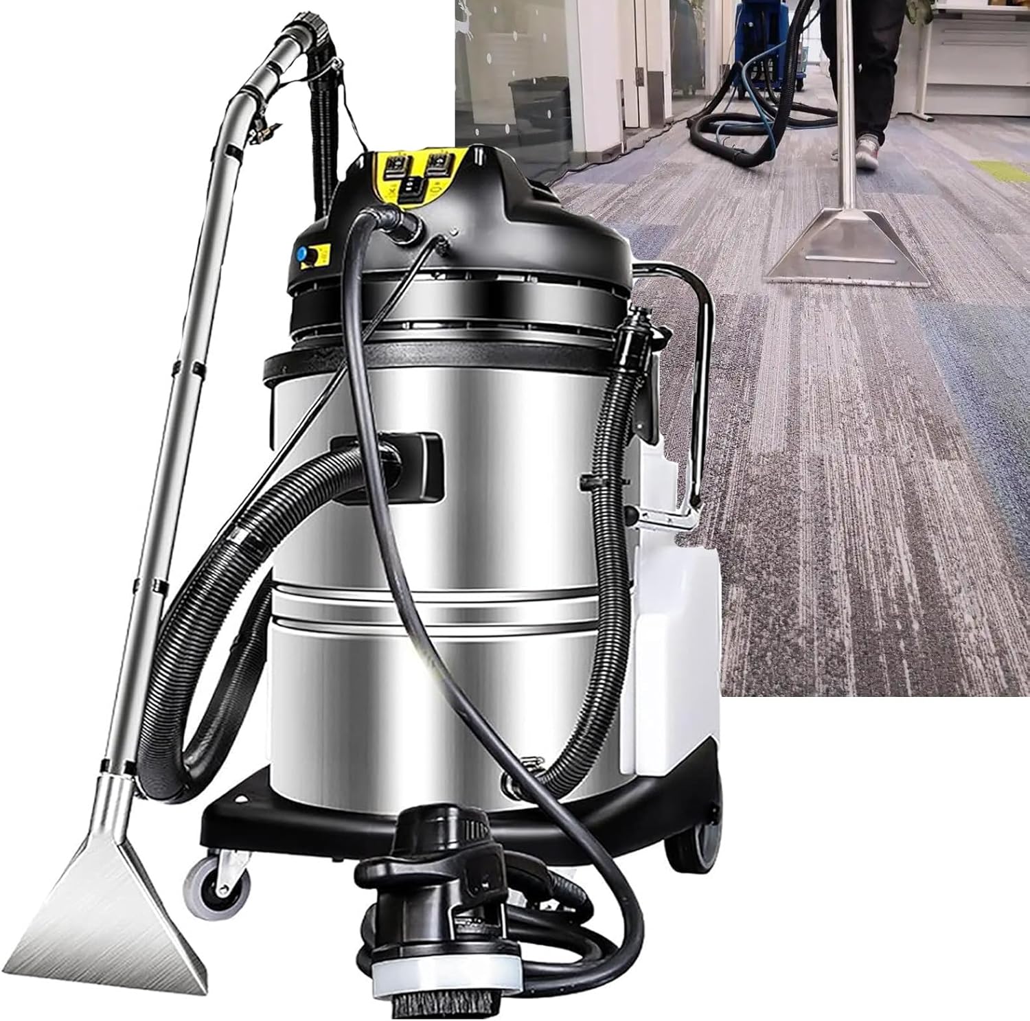 Household Carpet/Sofas Cleaner Machine,Commercial Carpet Extra-ctor,Portable 3 In 1 Stainless Steel Deep Cleaner,for Commercial Carpets, Sofas, and Curtains