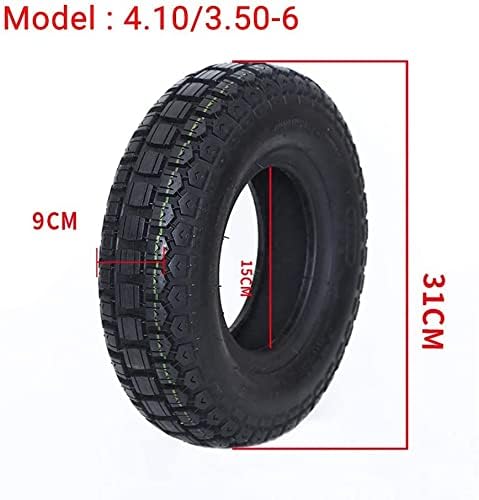 Electric Scooter Tyres, Scooter Wheels, Rubber Pneumatic Tires, Thick and Wear-resistant, Suitable compatible with Electric 3 Wheelers, Warehouse Carts Scooter tires