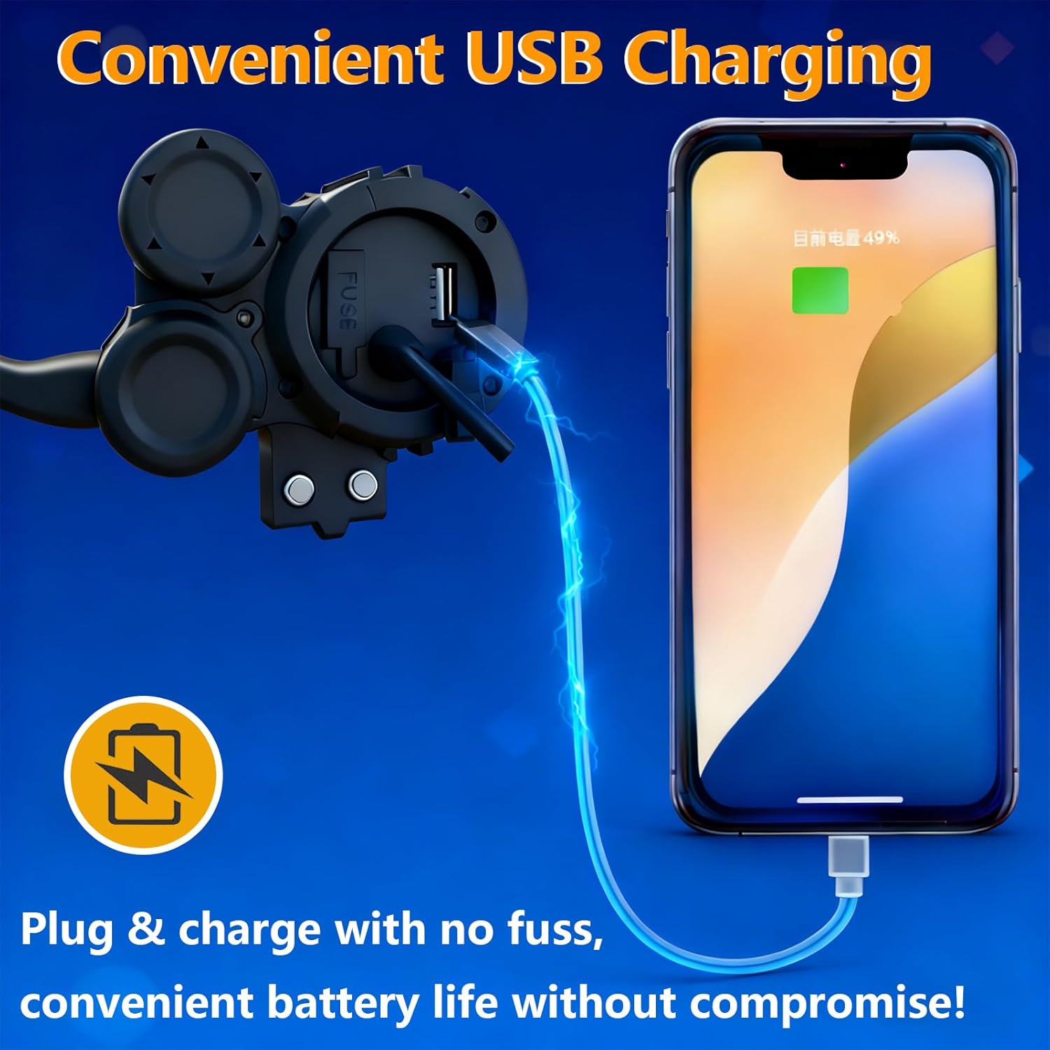 Off Road Electric Scooter Adults, 1200 Motor, 34MPH 48V 18AH Battery, 11