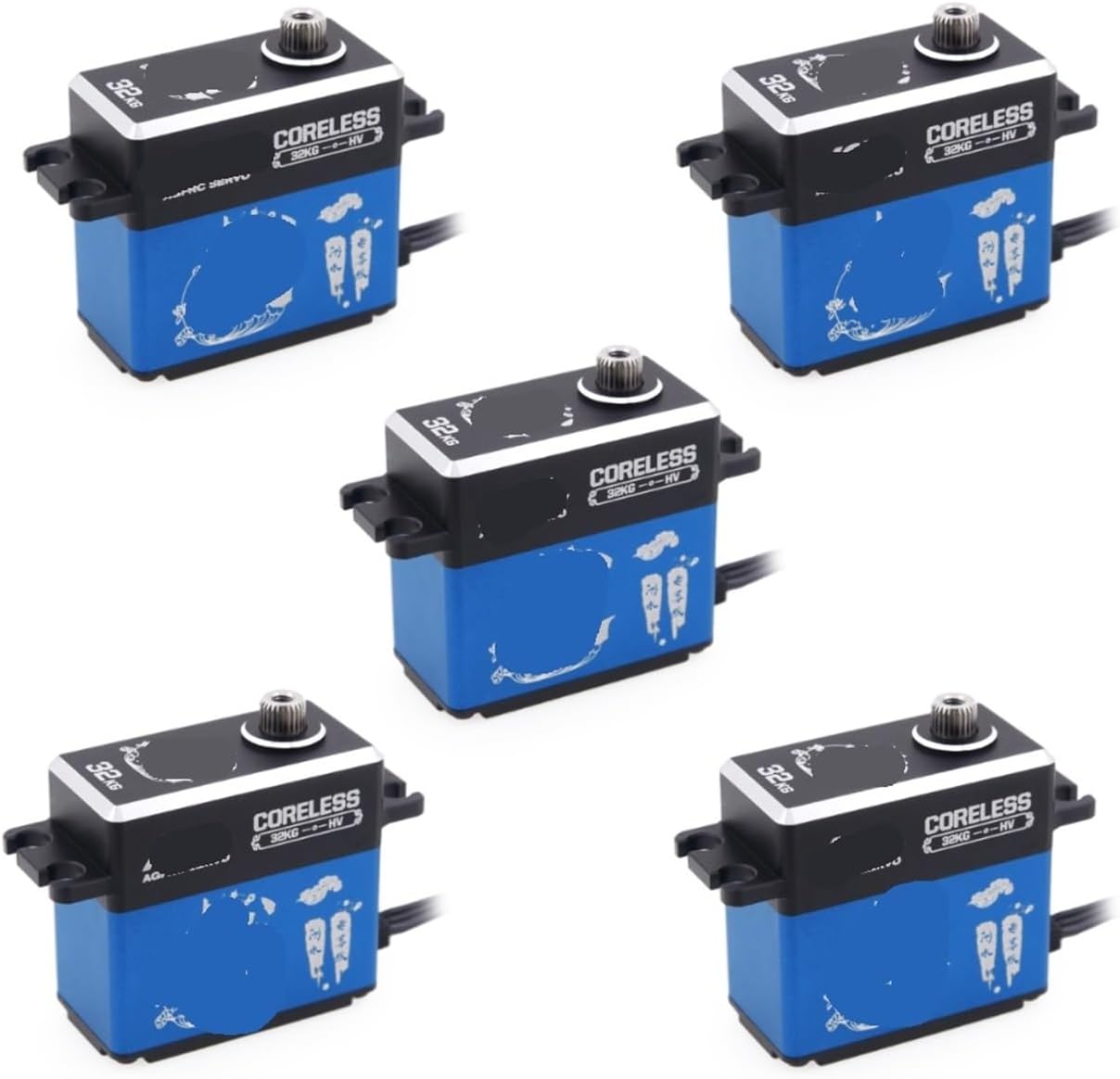 A73CHLW 32KG Digital Coreless High Torque 1/10 HV Programmable Waterproof Servo for 1/10(A73CHLW 32kg set6)