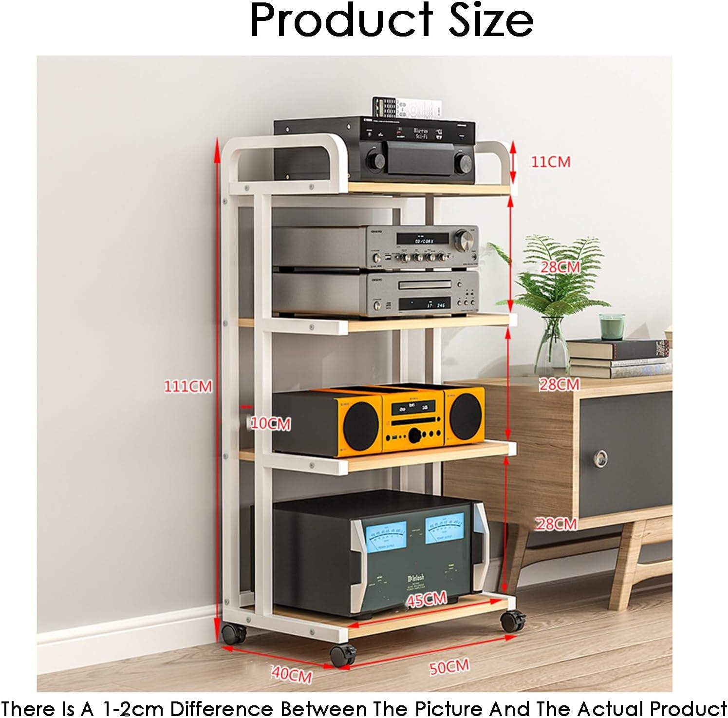 KIYILIHI Audio Media Rack