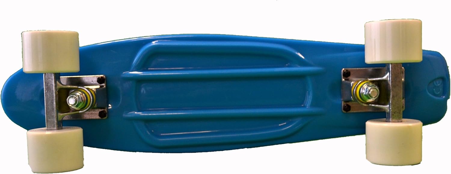 Retro Cruiser 70s Style Skateboard - 4 Colours (Vintage 70s Penny Globe Bantam Style) (Bangin Blue)