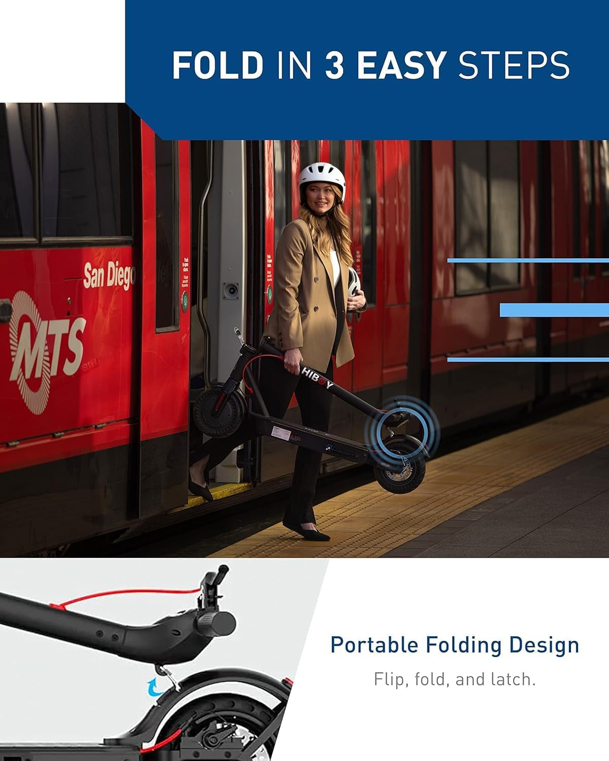 Hiboy KS4 Pro Electric Scooter, 500W Motor (750W Peak), 10