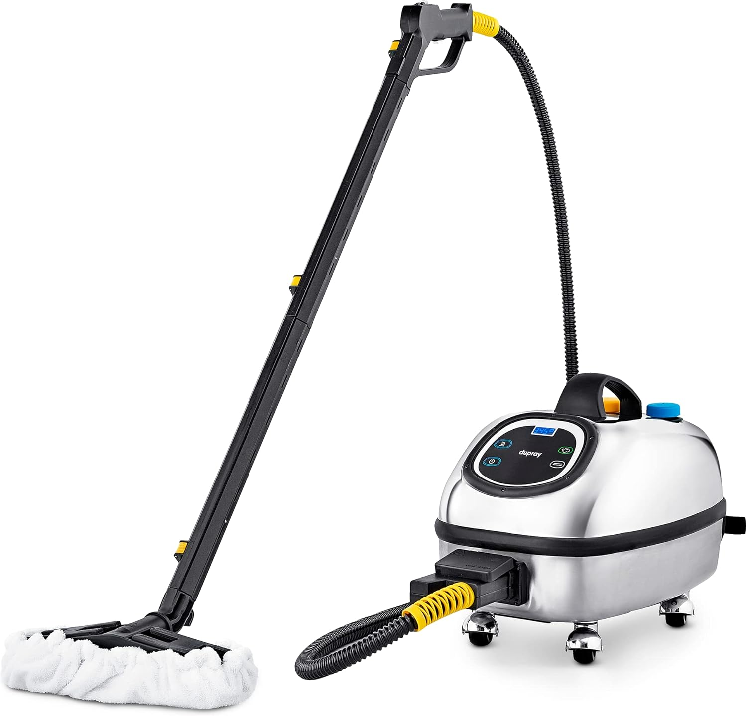 Dupray Hill Injection Steam Cleaner. A commercial-grade steamer, made in Italy, designed for professional deep cleaning, offering powerful performance and durability. *Kills 99.9% of Germs