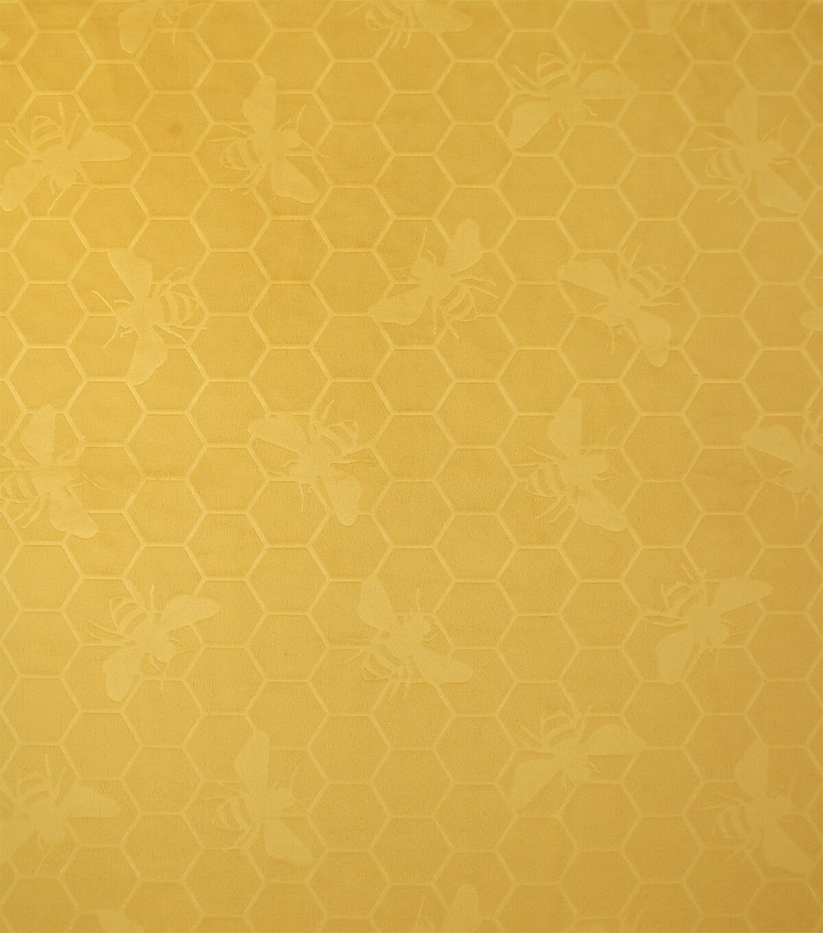 Soft & Minky Bee Embossed Fleece Fabric