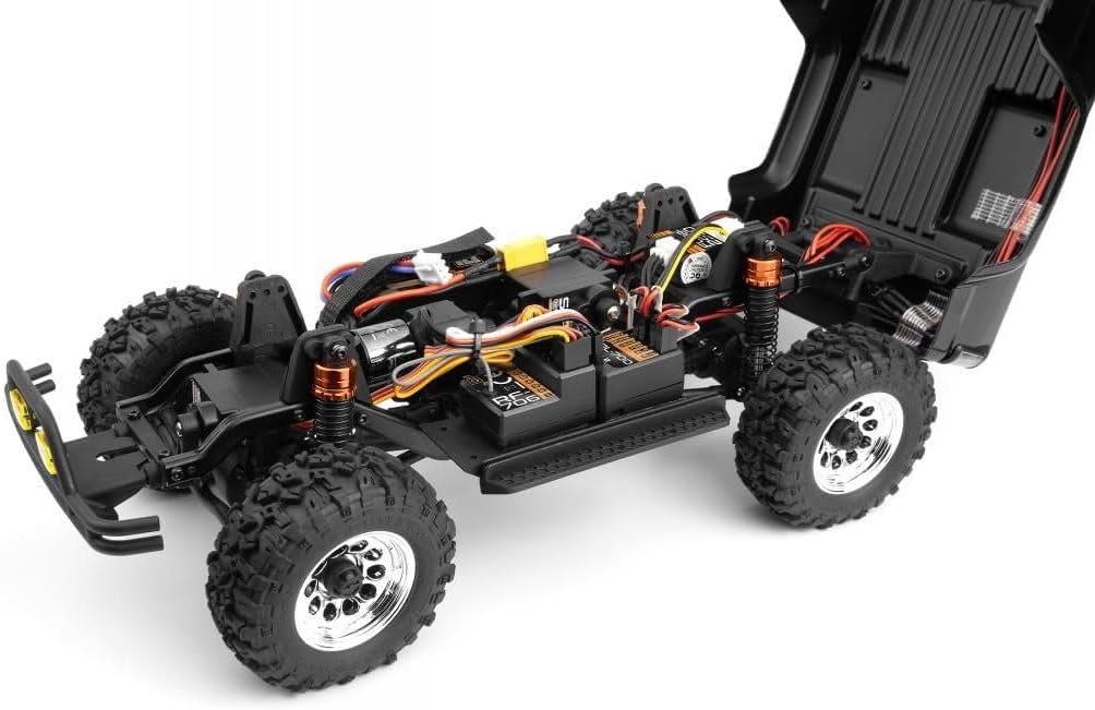 HPI Racing 160802 - Venture18 1985 Toyota Hilux 1/18 Brushless Crawler RTR Black