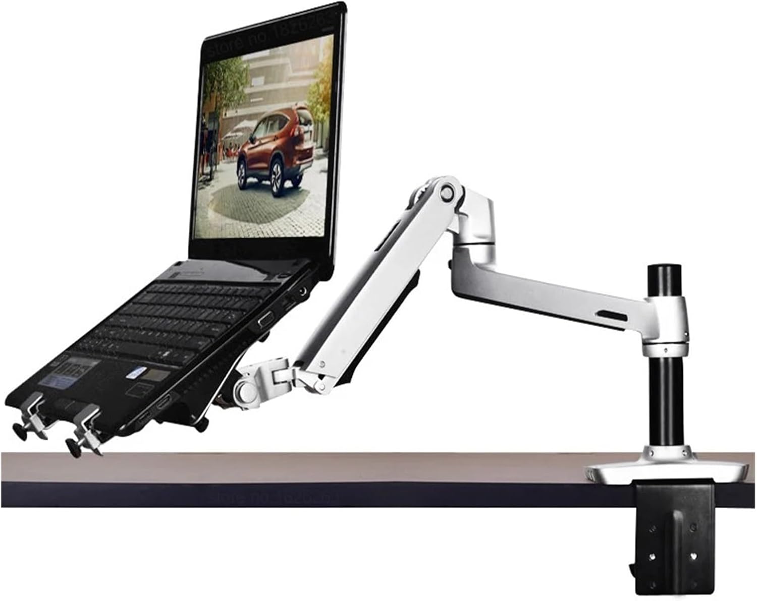 Aluminum Alloy Desktop Stand Dual 17-27 Inch Monitor Stand 17 Inch Laptop Stand Mechanical Spring Arm Notebook
