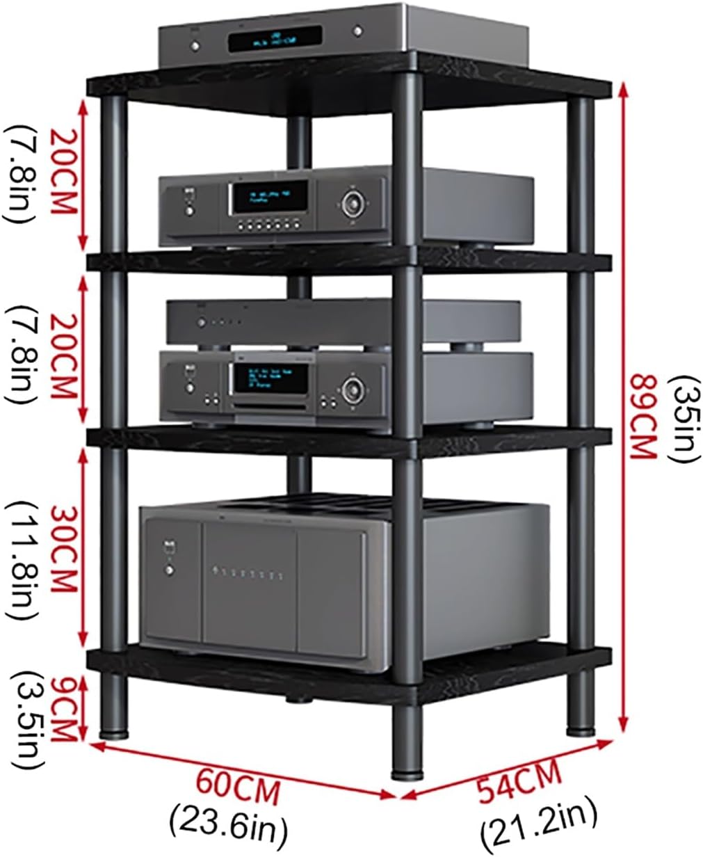 XingLi Audio-Video Media Stand With Adjustable Shelves
