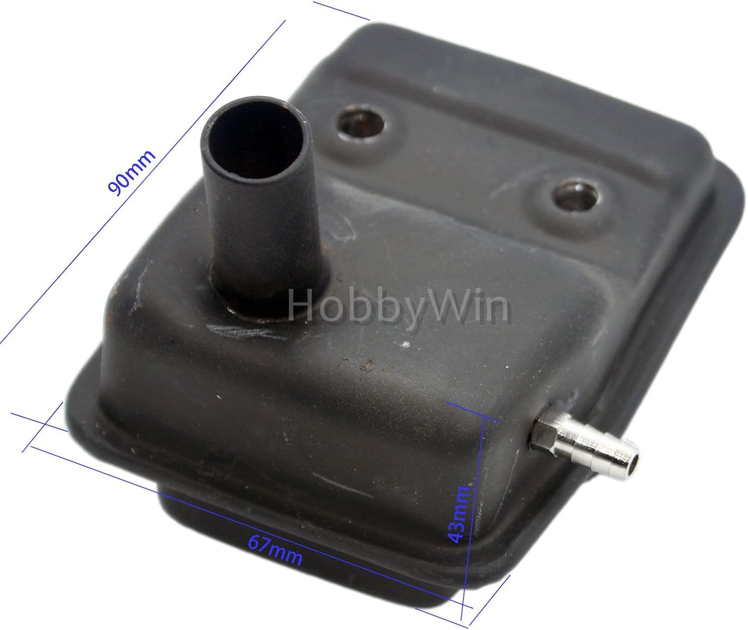 Malockos Exhaust Set for GP026 26CC RC Model Boat Gas Engine Power - (Color: 10pcs)